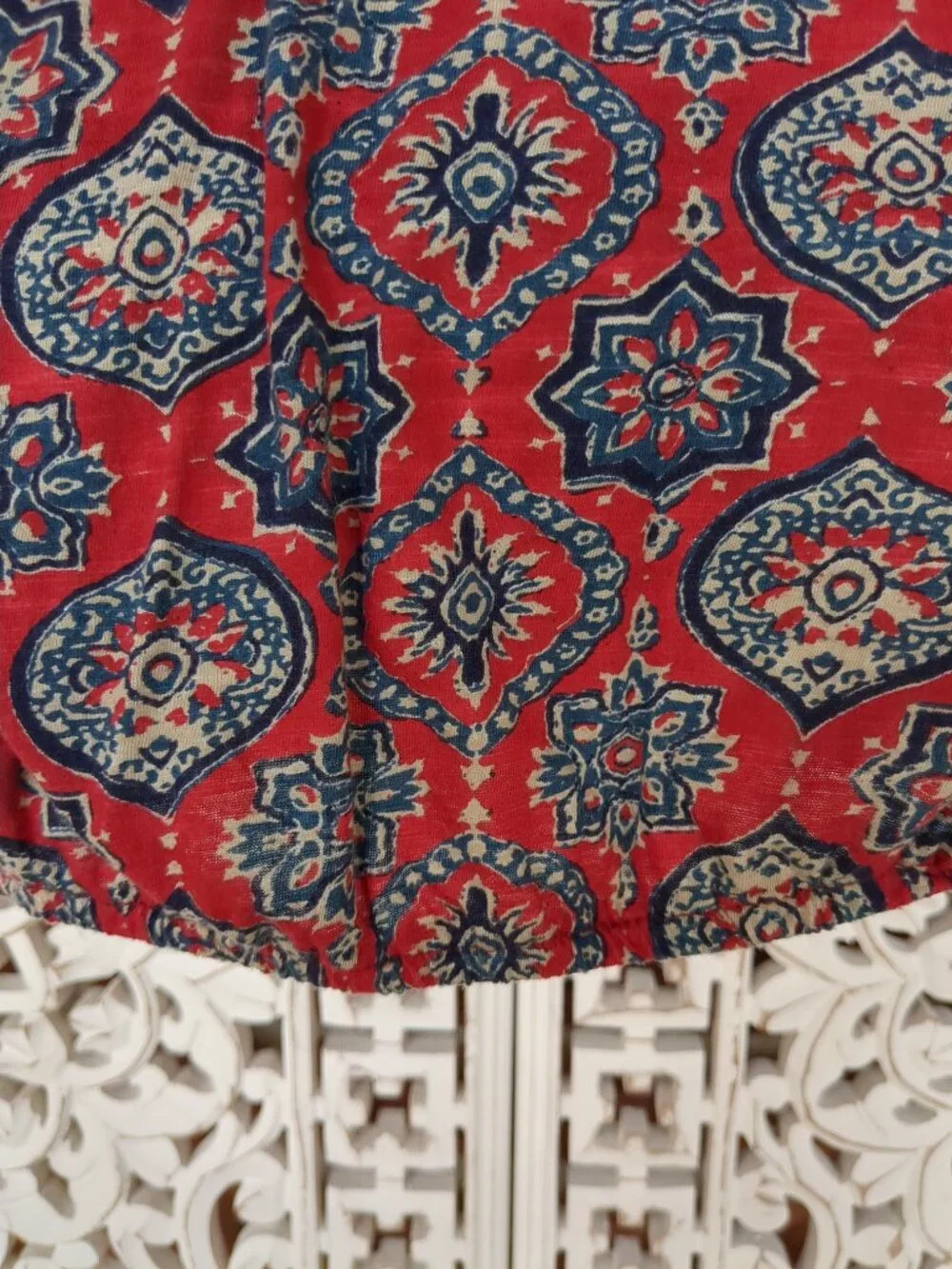 M Lucky Brand Boho Style Long Sleeve Embroidered Top - Picture 6 of 10